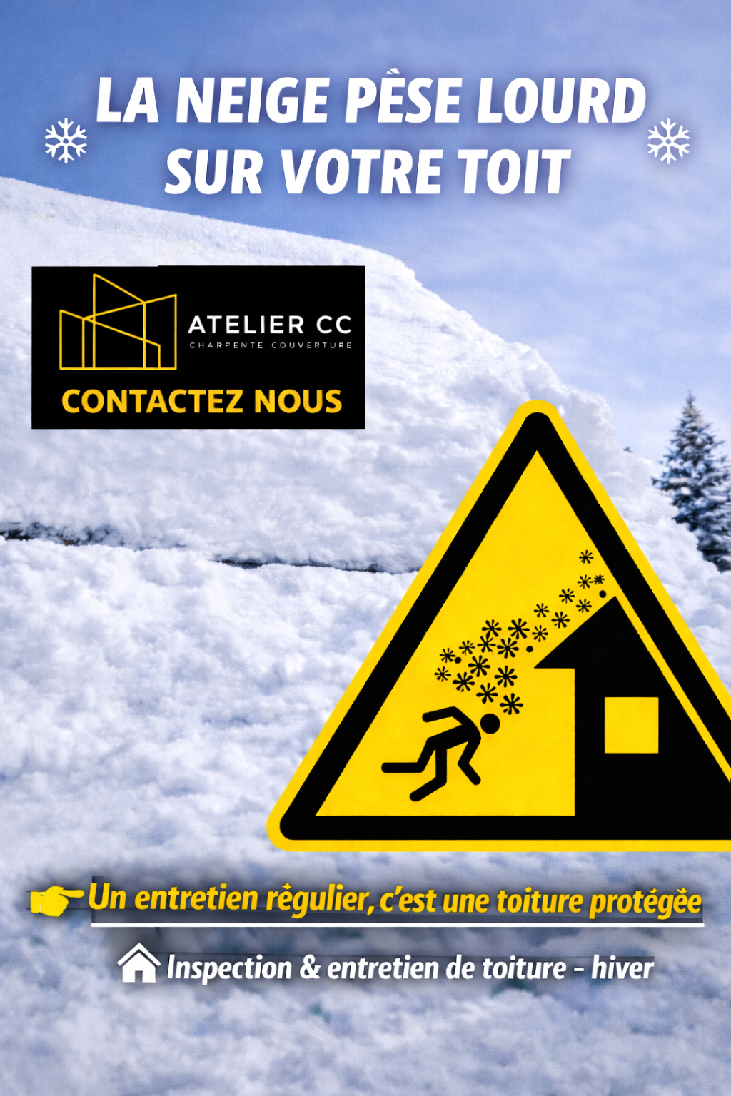 Entretien toiture hiver